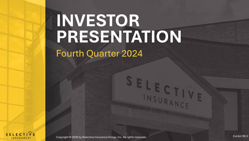 Selective Insurance Group Inc. First Quarter 2023 Investor Presentation